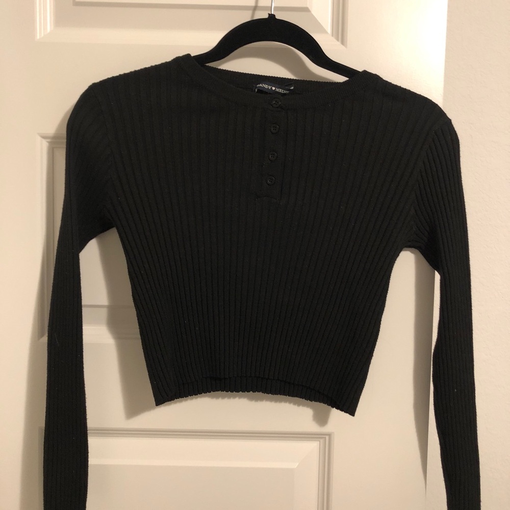Black Brandy Melville Long Sleeved Top